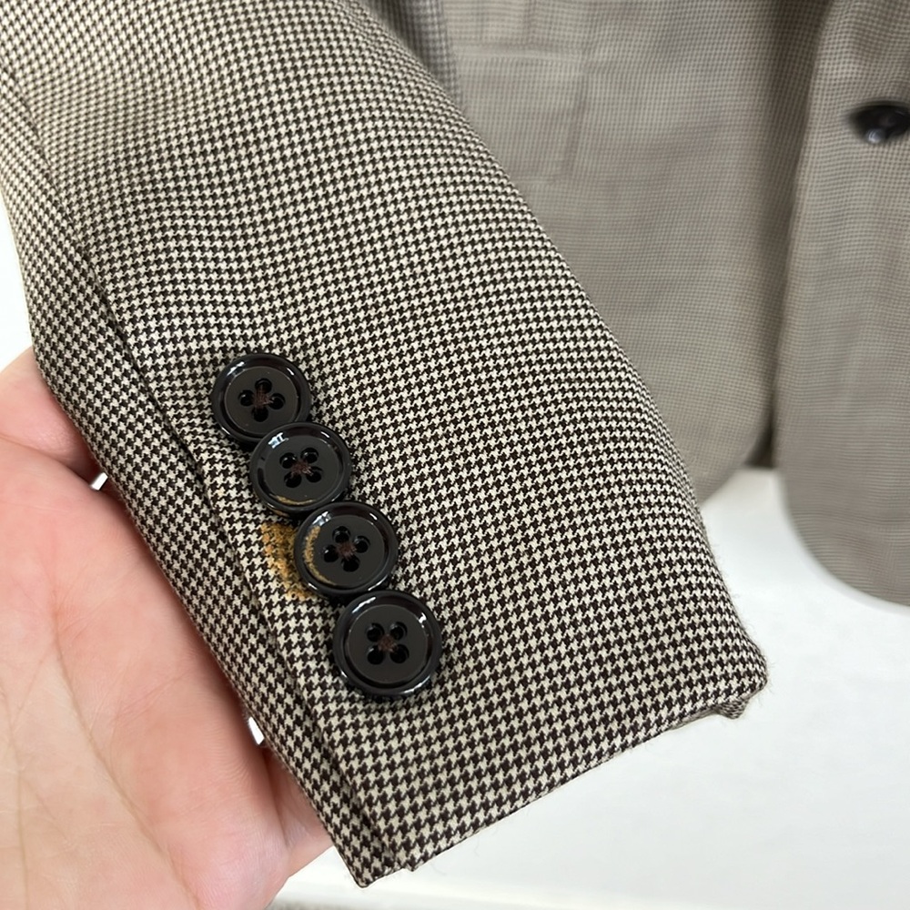 Ralph Lauren Black Label Nigel Houndstooth 28th Notch Blazer - Picture 4 of 9
